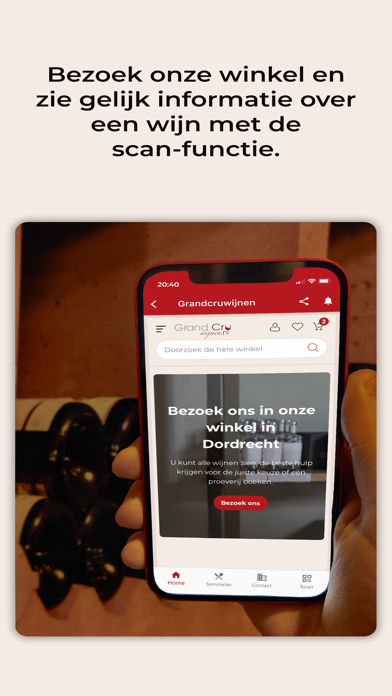 Grandcruwijnen Screenshot