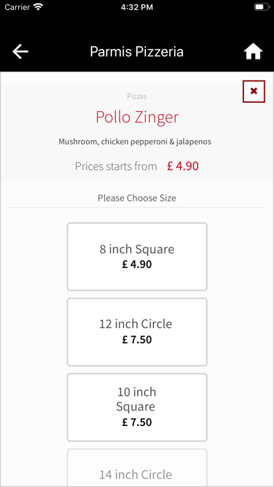 Parmis Pizzeria Leeds Screenshot