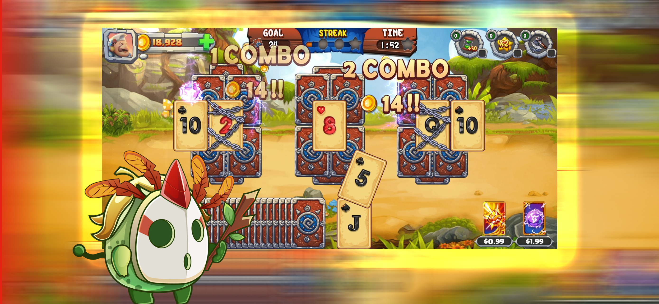Solitaire Tripeaks Island screenshot 3
