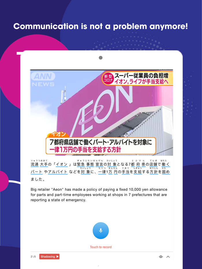 Practice ListenandSpeak - Voiky