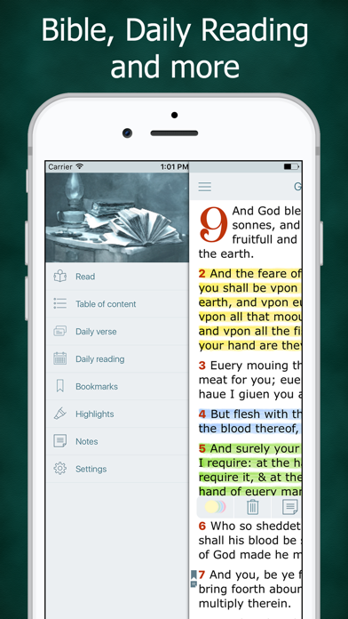 1611 King James Bible Version Screenshot
