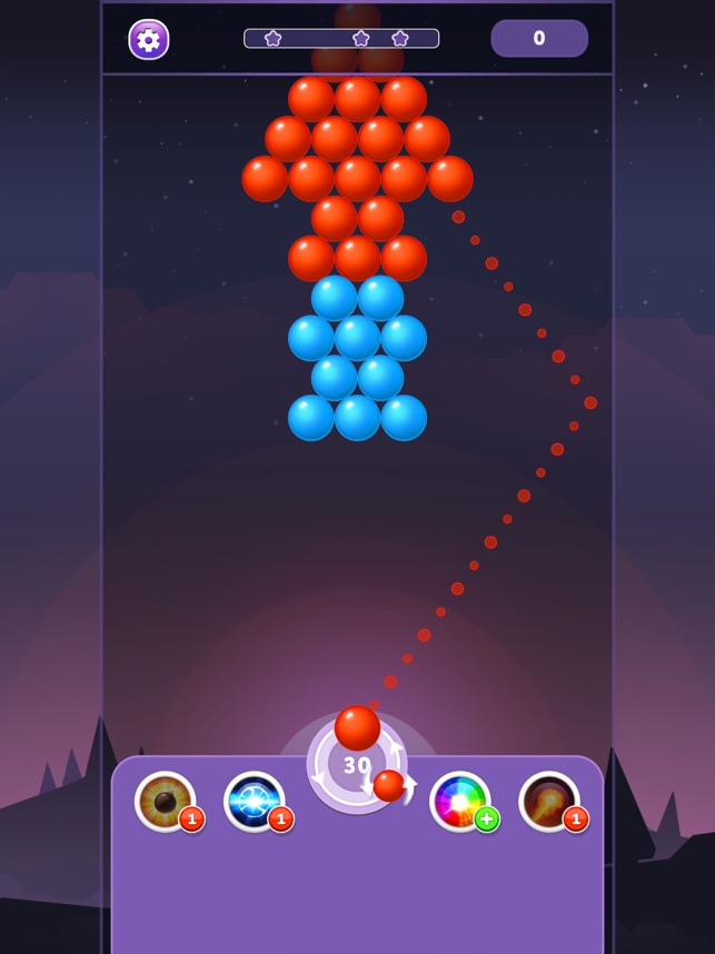 Bubble Shooter Rainbow 🌈 Level 46 - 55  Shoot and Pop Puzzle Game  @GamePointPK 