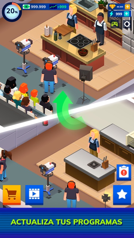 TV Empire Tycoon - Juego Idle screenshot 2