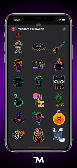 Game screenshot Macabre Halloween Stickers hack
