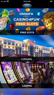 coushatta casino & resort iphone screenshot 1