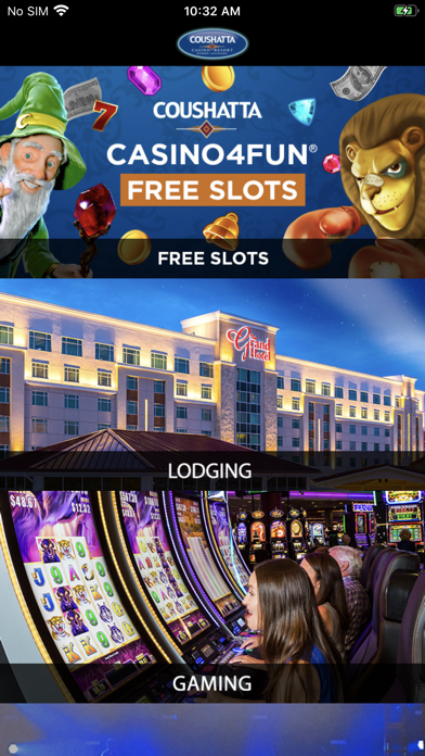 Coushatta Casino & Resort Screenshot