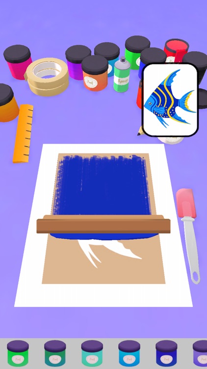 Silk Screen Coloring