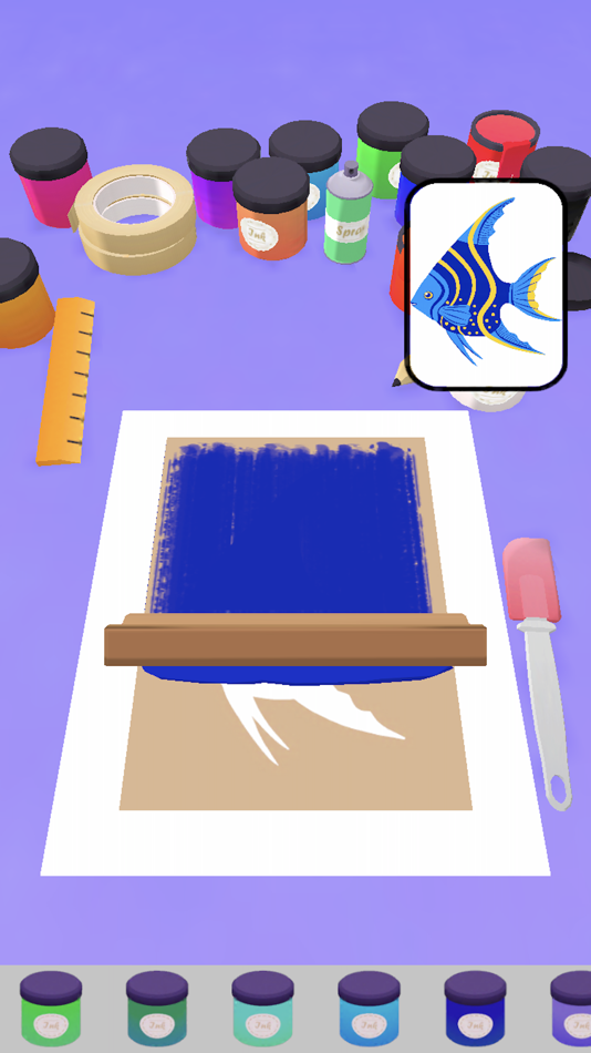 #2. Silk Screen Coloring (iOS) Podle: TwoDoor Games