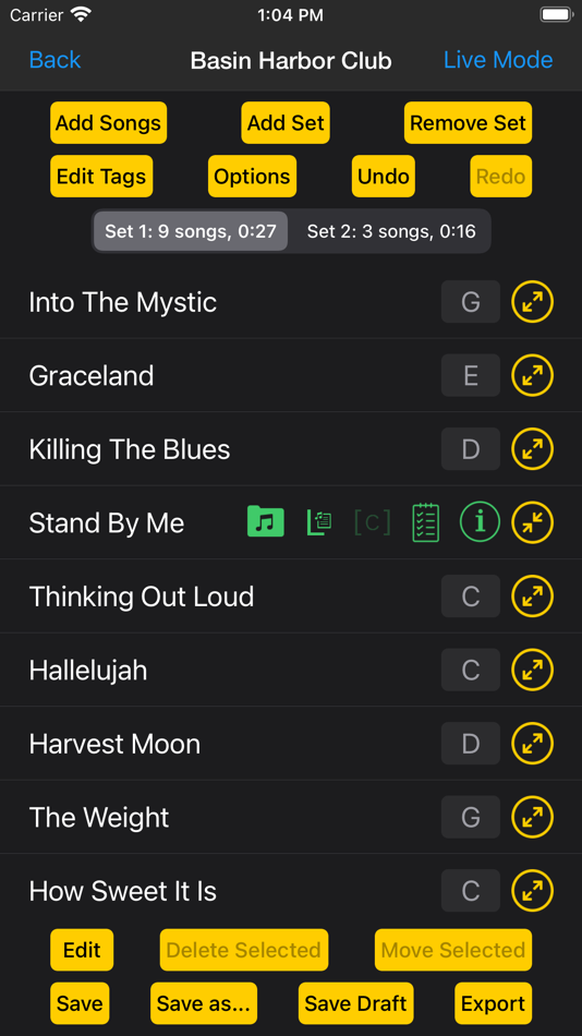 #2. Set Genie – Setlist Helper (iOS) 由: Andrew Moroz