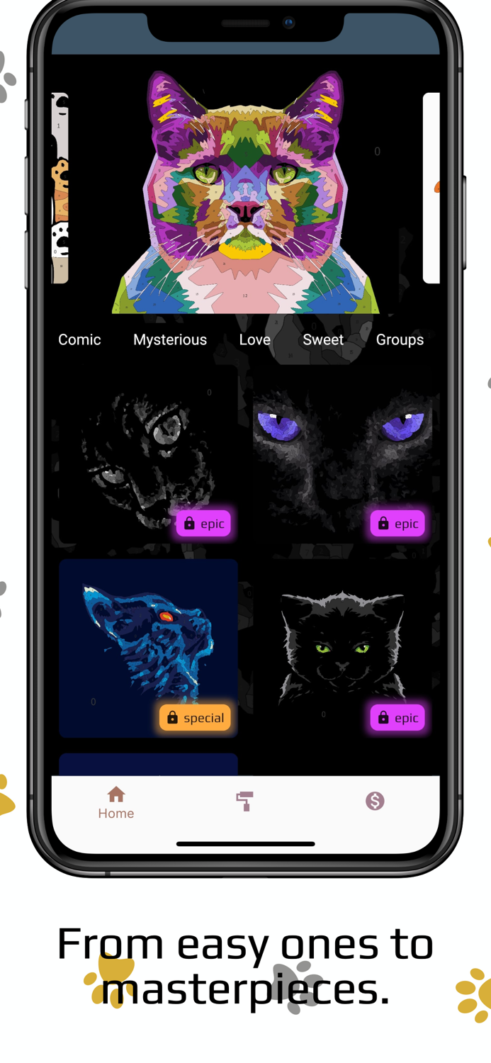 Color Cats - Coloring Book