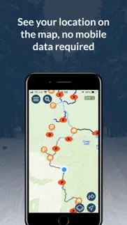 rideonwyo snowmobiletrails iphone screenshot 2