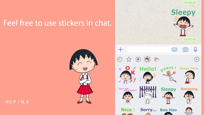 Chibi Maruko Chan Stickers