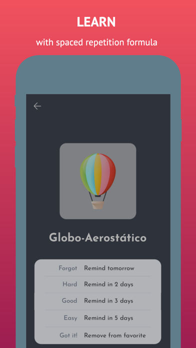 Esvoca: Spanish Vocabulary Screenshot