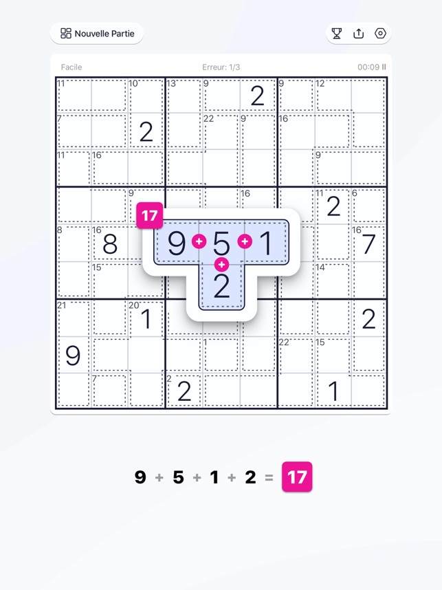 Sudoku classique - 3 niveaux: casse-tête parfait pour optimiser