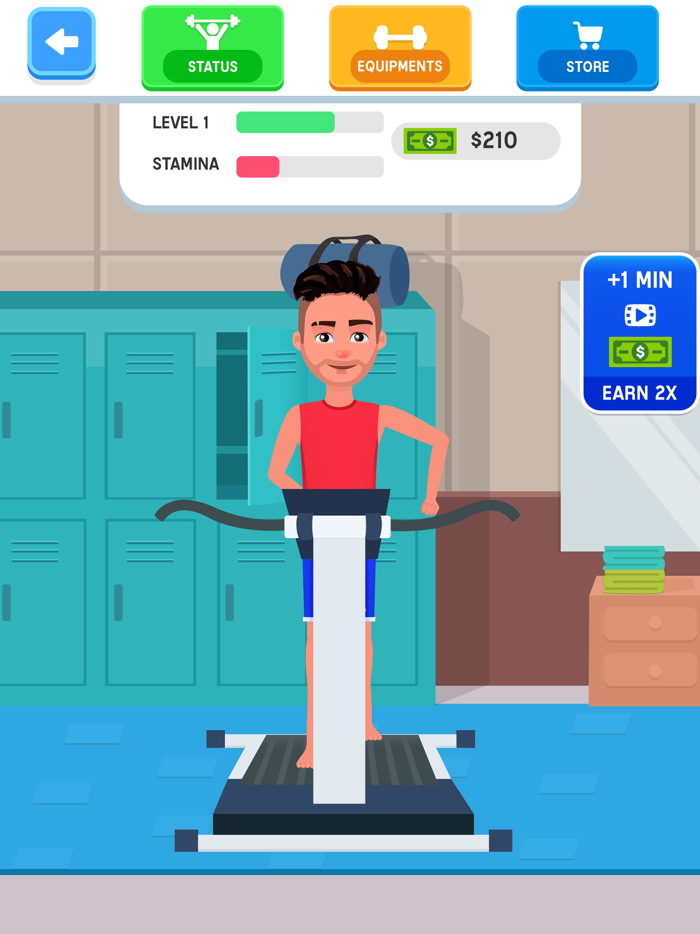 Gym Workout- Tycoon Game
