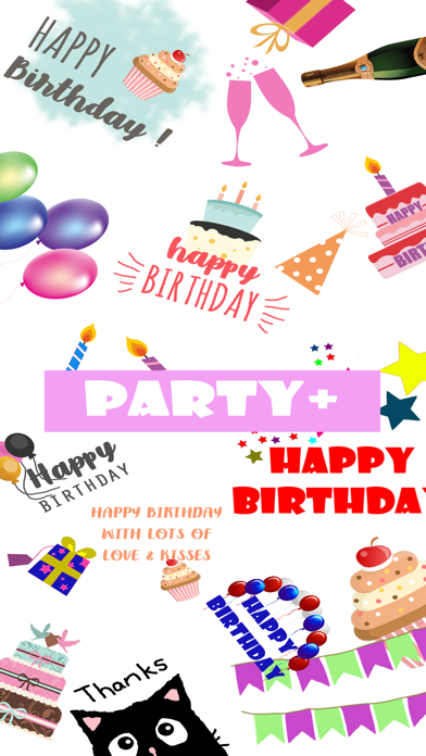 Screenshot #1 pour PARTY+ Sticker Pack