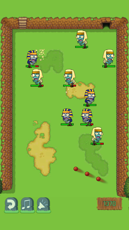 #6. Ballz vs Zombies, ballz game (iOS) 由: ZingMagic Limited