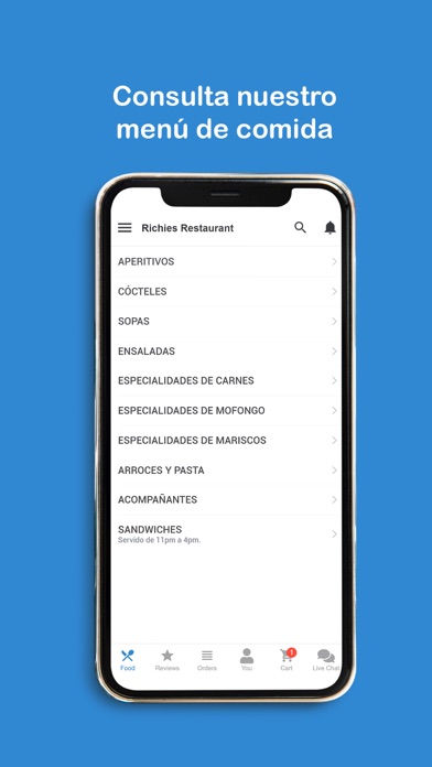 Richies Restaurant Screenshot