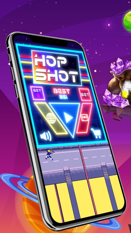 Hop Shot - Invaders from Space