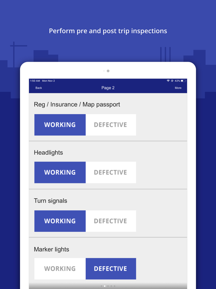 Inspect and Maintain Vehicles