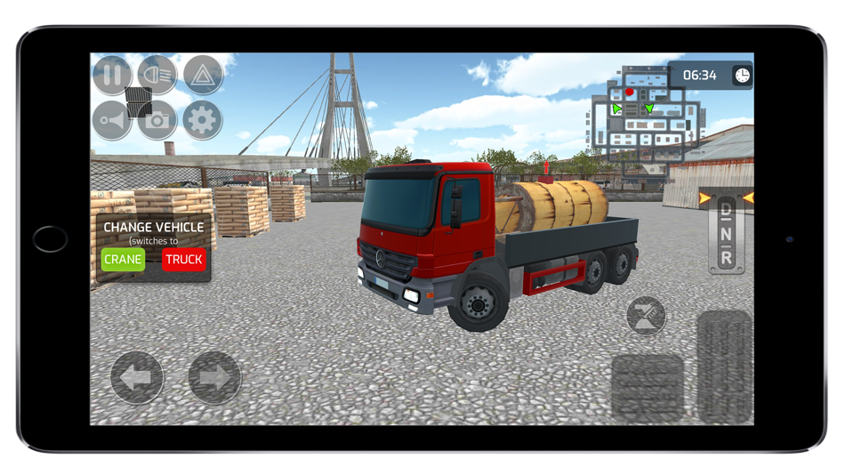 #5. Truck Crane Loader Simulation (iOS) By: Meriç İnternet Teknolojileri A.Ş.