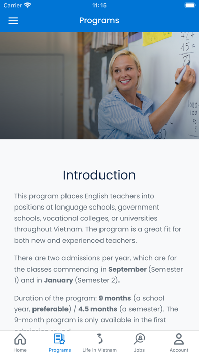 Teach in Vietnam Screenshot