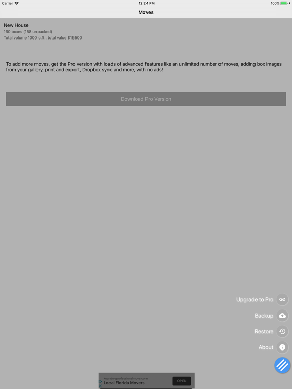 Screenshot #4 pour Moving Organizer Lite