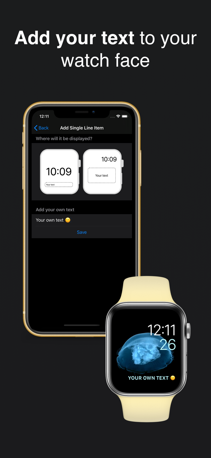TextWatch Complications