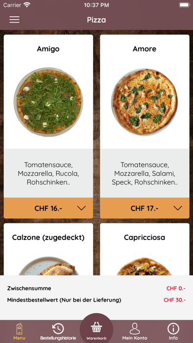 Amigo Pizza Screenshot