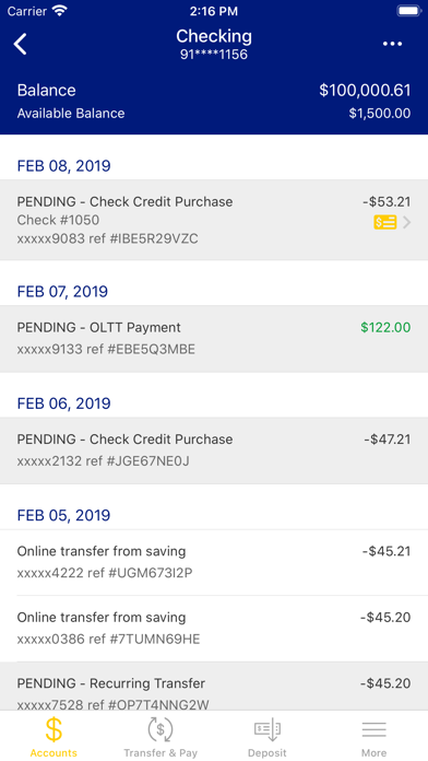 Family Horizons Credit Union Screenshot