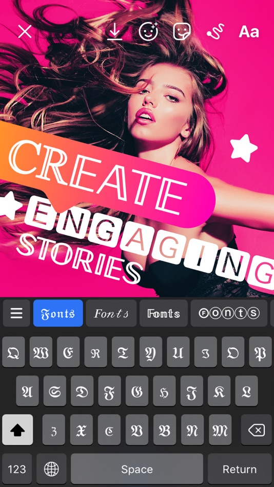 #3. Fonts Fancy - Cool Keyboard (iOS) By: Dream App Studio