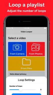 video looper - replay videos iphone screenshot 2