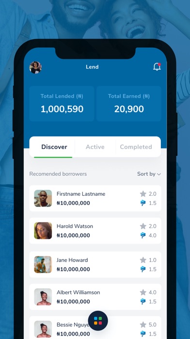 P2Vest - Loan & Insurance App Screenshot