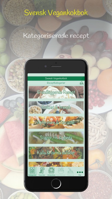 Screenshot #3 pour Svensk Vegankokbok