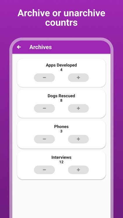 Countr - Tally Counter App