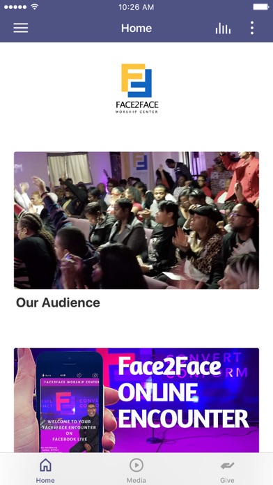 Face2Face Worship Center Screenshot