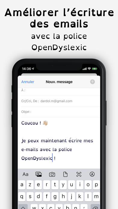 Screenshot #2 pour OpenDyslexic Police dyslexie