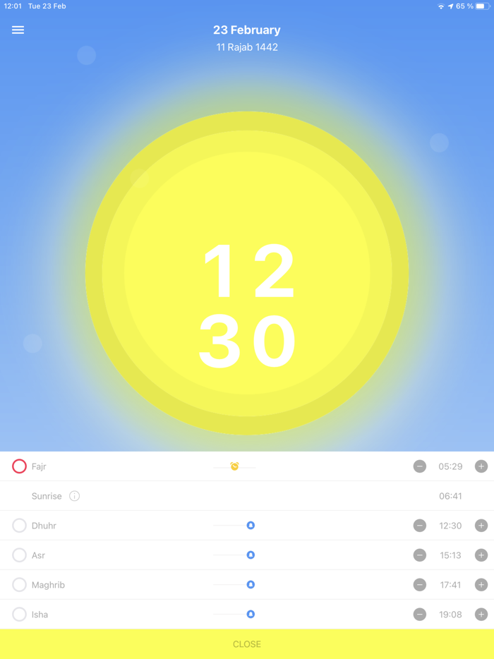 1Muslim Prayer times Azan