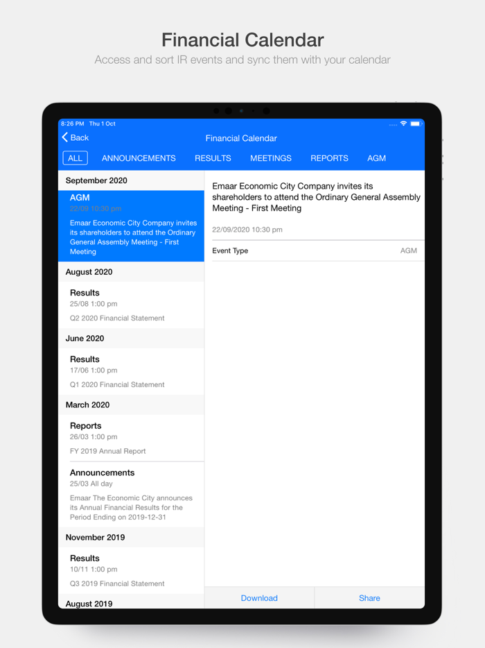 KAEC Investor Relations