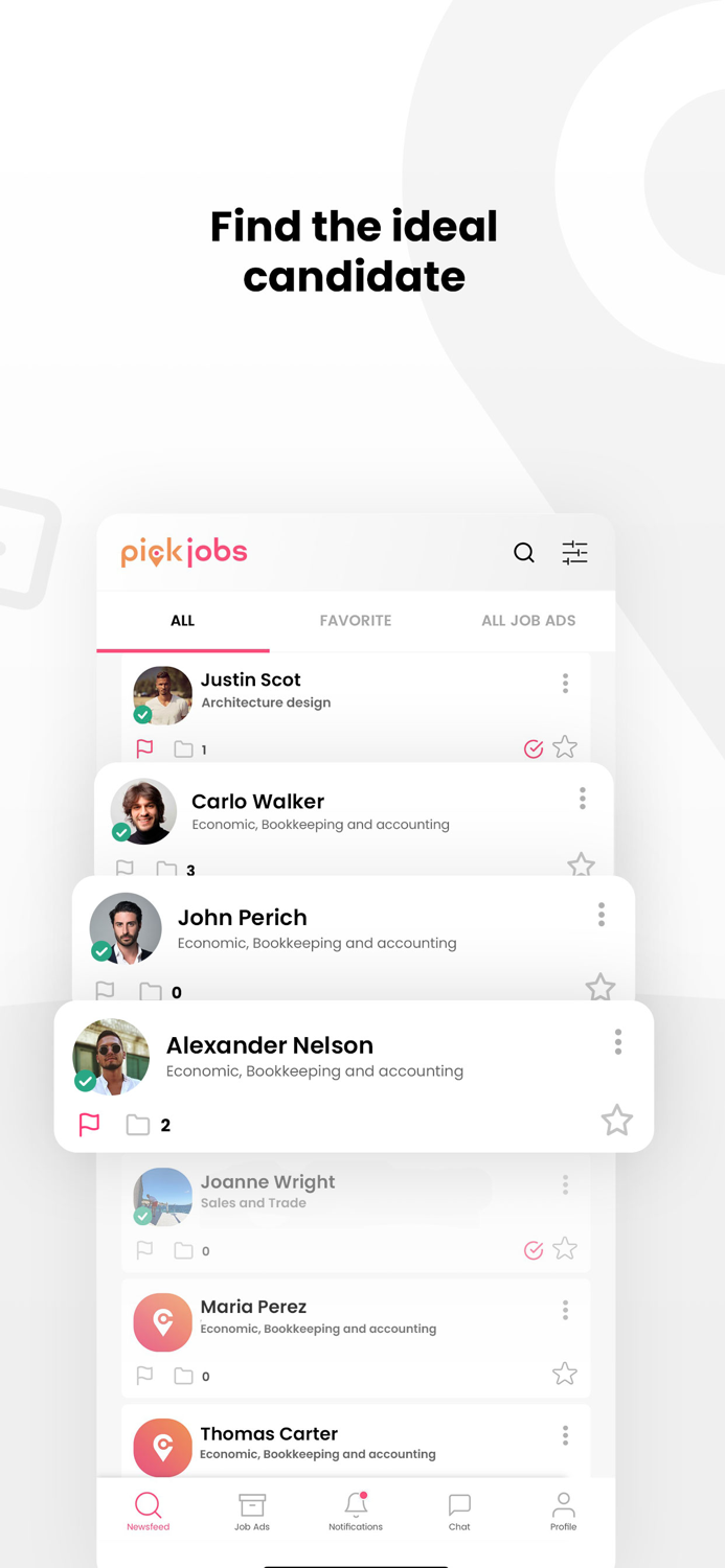 PickJobs - 100 job