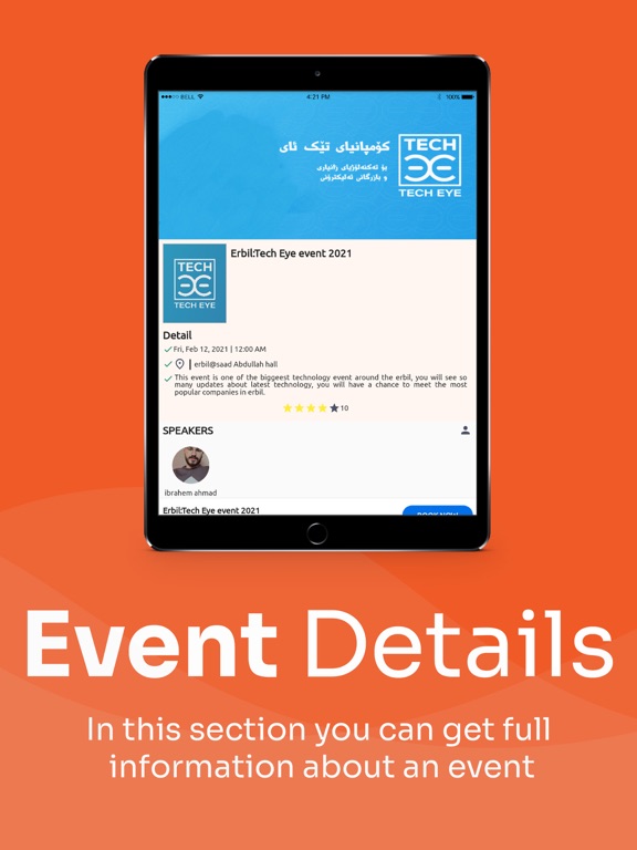 Hola Events iPad screenshot 5 - News app