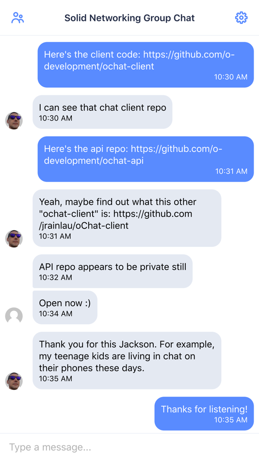 #1. Liqid Chat (iOS) 由: Jackson Morgan