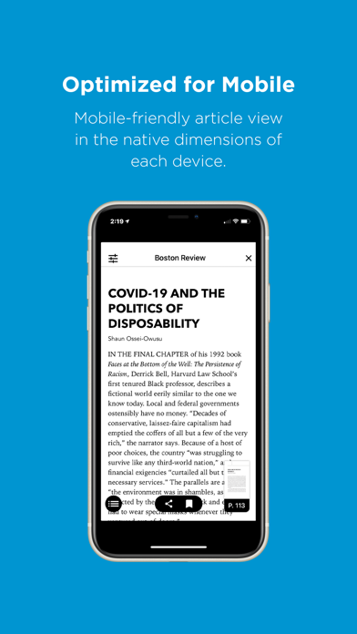 Boston Review Magazine Screenshot