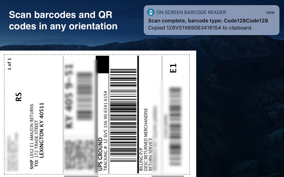 #2. On Screen Barcode Reader (macOS) Bởi: Sai Praneeth