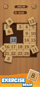 Number Puzzle: Wood Block 3D screenshot #4 for iPhone