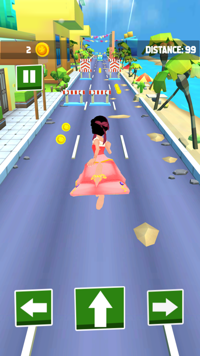 Royal Running Princess Girl 3D Screenshot