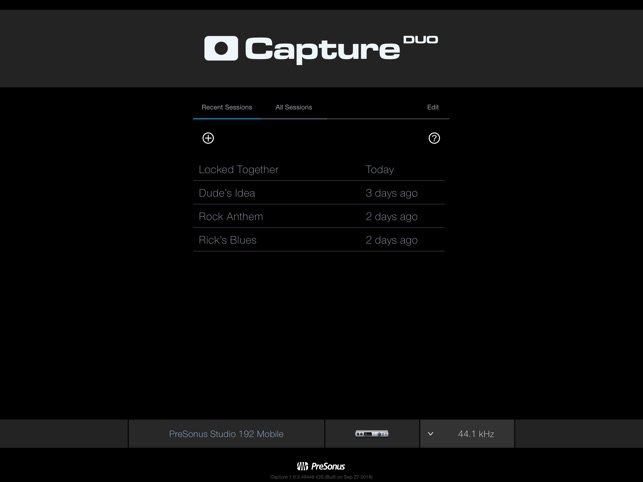 PreSonus Capture Duo dans l'App Store