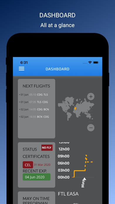 FlightLog App Screenshot
