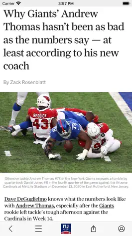 Game screenshot NJ.com: New York Giants News hack