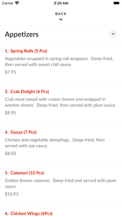 Irene Thai Cuisine Screenshot 3 - AppWisp.com Irene Thai Cuisine Screenshot 3 - AppWisp.com